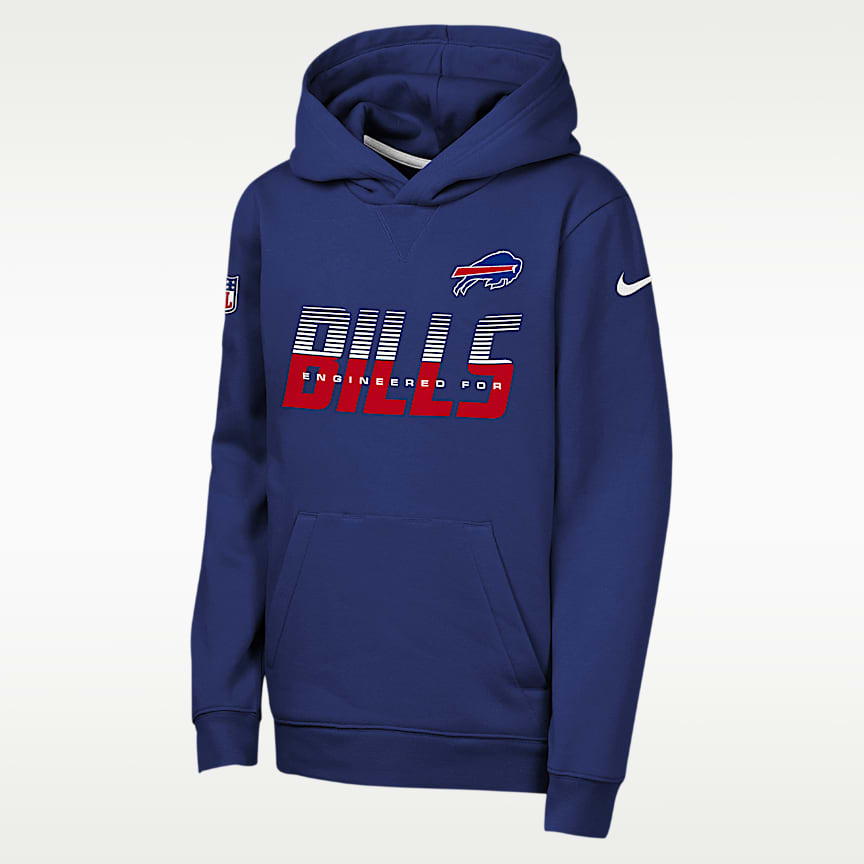 Buffalo Bills Sideline Pre-Game Player Men's Nike NFL 1/2-Zip